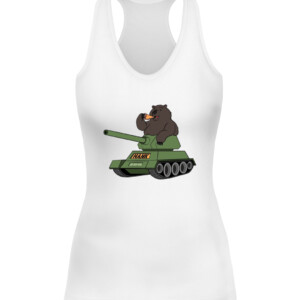HANK THE TANK SHIRT 500 Pound Bear CAWT white front.jpg