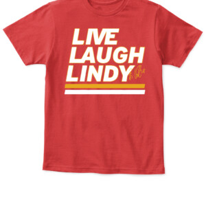 LIVE LAUGH LINDY SHIRT ELIAS LINDHOLM Carolina Hurricanes APKT red front.jpg