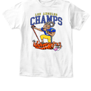 LA CHAMPS II SHIRT Matthew Stafford Los Angeles Rams 2022 Super Bowl LVI Champions APKT white front.jpg