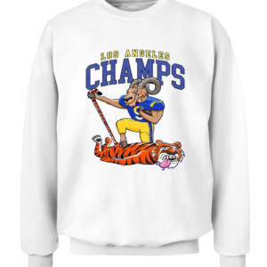 LA CHAMPS II SHIRT Matthew Stafford Los Angeles Rams 2022 Super Bowl LVI Champions CACS white front.jpg