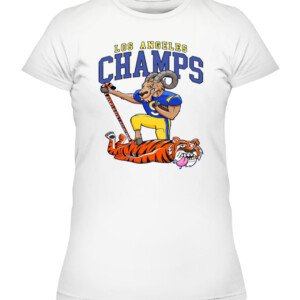 LA CHAMPS II SHIRT Matthew Stafford Los Angeles Rams 2022 Super Bowl LVI Champions CAWTS white front.jpg