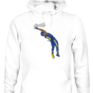 OBJ TROPHY CATCH SHIRT Odell Beckham Jr Los Angeles Rams 2022 Super Bowl LVI Champions