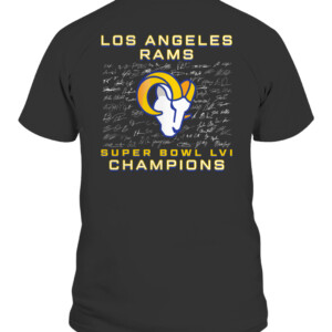 SUPER BOWL LVI CHAMPIONS ROSTER SIGNATURE SHIRT Los Angeles Rams 2022 Super Bowl LVI Champions CAVN black back.jpg
