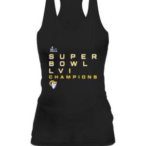 SUPER BOWL LVI CHAMPIONS ROSTER SIGNATURE SHIRT Los Angeles Rams 2022 Super Bowl LVI Champions CAWT black front.jpg