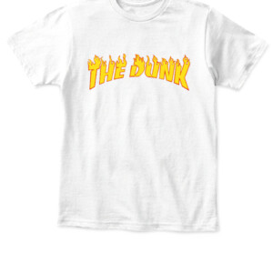 THE DUNK SHIRT THE DUNK IS ON FIRE Wyoming Cowboys Men's Basketball APKT white front.jpg