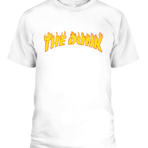 THE DUNK SHIRT THE DUNK IS ON FIRE Wyoming Cowboys Men's Basketball CABT white front.jpg