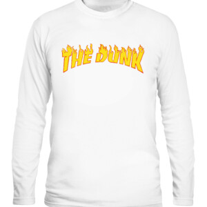 THE DUNK SHIRT THE DUNK IS ON FIRE Wyoming Cowboys Men's Basketball CALS white front.jpg