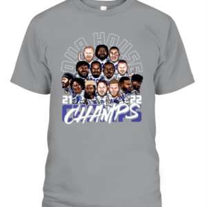 OUR HOUSE 2021 2022 CHAMPS SHIRT Los Angeles Rams 2022 Super Bowl LVI Champions CAPT sport grey front.jpg