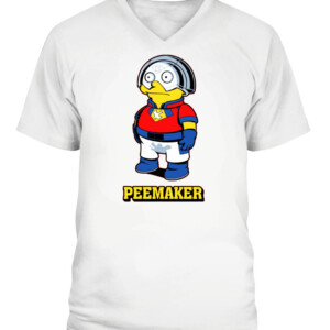 PEEMAKER SHIRT Funny Peacemaker CAVN white front.jpg