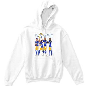 CHAMPS SHIRT Odell Beckham Jr Aaron Donald Cooper Kupp Matthew Stafford Los Angeles Rams 2022 Super Bowl LVI Champions APKH white front.jpg