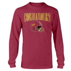 COMMANDERS FOOTBALL SHIRT Washington Commanders Redskins Longsleeve