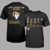 SUPER BOWL LVI CHAMPIONS ROSTER SIGNATURE SHIRT Los Angeles Rams 2022 Super Bowl LVI Champions T Shirt