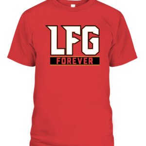 LFG FOREVER TAMPA BAY SHIRT Tom Brady Tampa Bay Buccaneers CAPT red front.jpg