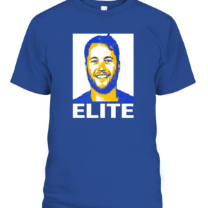 MS ELITE SHIRT Matthew Stafford Los Angeles Rams 2022 Super Bowl LVI Champions CAPT royal front.jpg