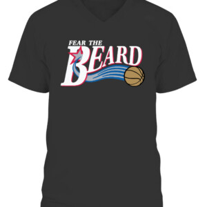 FEAR THE PHI BEARD SHIRT James Harden Philadelphia 76ers Sixers CAVN black front.jpg