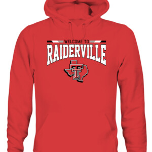 WELCOME TO RAIDERVILLE SHIRT Texas Tech Red Raiders CAUH red front.jpg