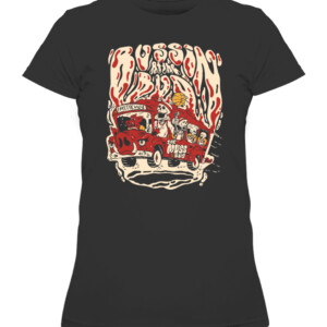 BUSSIN AT THE BUD SHIRT Arkansas Razorbacks Muss Bus CAWTS black front.jpg