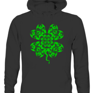 St Patricks Day Dragon Shamrock Clover Irish Shirt CAUH black front.jpg