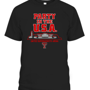 PARTY IN THE USA SHIRT Texas Tech Red Raiders CABT black front.jpg