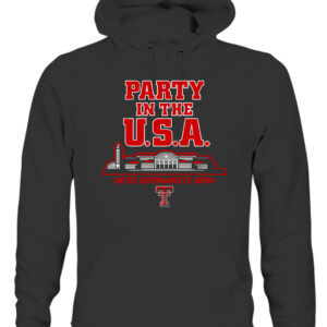 PARTY IN THE USA SHIRT Texas Tech Red Raiders CAUH black front.jpg