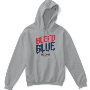 BLEED BLUE SHIRT Connecticut Huskies APKH sport grey front.jpg