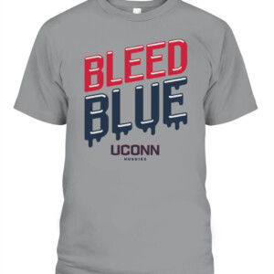 BLEED BLUE SHIRT Connecticut Huskies CAPT sport grey front.jpg