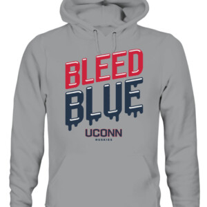 BLEED BLUE SHIRT Connecticut Huskies CAUH sport grey front.jpg