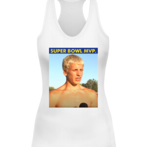Young Cooper Kupp Super Bowl Mvp Shirt The Rams' Super Bowl parade Los Angeles Rams 2022 Super Bowl LVI Champions CAWT white front.jpg