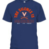 THE SILENCE IS DEAFENING SHIRT Virginia Cavaliers CABT navy front.jpg