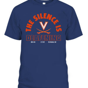 THE SILENCE IS DEAFENING SHIRT Virginia Cavaliers CAPT navy front.jpg