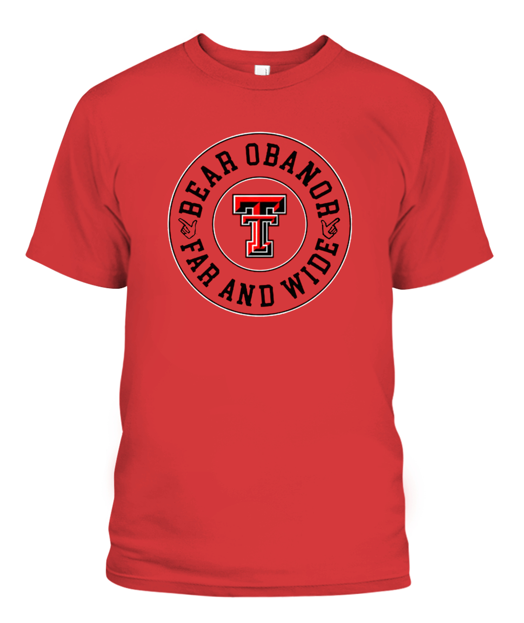 BEAR OBANOR FAR AND WIDE SHIRT KEVIN OBANOR Texas Tech Red Raiders-CAPT-red-front.jpg BEAR OBANOR FAR AND WIDE SHIRT KEVIN OBANOR Texas Tech Red Raiders CAPT red front.jpg