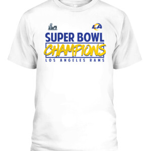 RAMS SUPER BOWL CHAMPIONS ROSTER SHIRT Los Angeles Rams 2022 Super Bowl LVI Champions CAPT white front.jpg