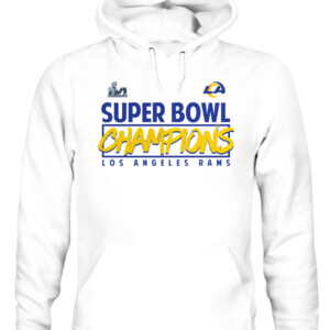 RAMS SUPER BOWL CHAMPIONS ROSTER SHIRT Los Angeles Rams 2022 Super Bowl LVI Champions CAUH white front.jpg