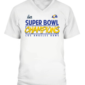 RAMS SUPER BOWL CHAMPIONS ROSTER SHIRT Los Angeles Rams 2022 Super Bowl LVI Champions CAVN white front.jpg