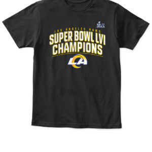 RAMS SUPER BOWL CHAMPIONS SCHEDULE SHIRT Los Angeles Rams 2022 Super Bowl LVI Champions APKT black front.jpg