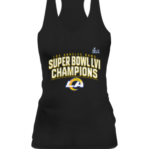 RAMS SUPER BOWL CHAMPIONS SCHEDULE SHIRT Los Angeles Rams 2022 Super Bowl LVI Champions CAWT black front.jpg