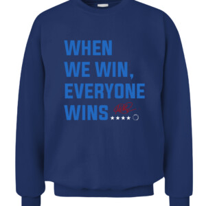WHEN WE WIN, EVERYONE WINS SHIRT MEGAN RAPINOE USWNT CACS navy front.jpg