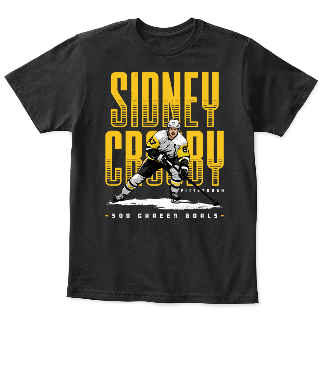 Sidney Crosby Pittsburgh 500 Goals Shirt SIDNEY CROSBY Pittsburgh Penguins-APKT-black-front.jpg Sidney Crosby Pittsburgh 500 Goals Shirt SIDNEY CROSBY Pittsburgh Penguins APKT black front.jpg
