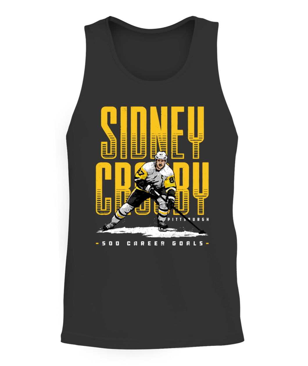 Sidney Crosby Pittsburgh 500 Goals Shirt SIDNEY CROSBY Pittsburgh Penguins-CATT-black-front.jpg Sidney Crosby Pittsburgh 500 Goals Shirt SIDNEY CROSBY Pittsburgh Penguins CATT black front.jpg