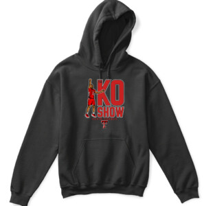 KEVIN OBANOR THE KO SHOW SHIRT Texas Tech Red Raiders BASKETBALL APKH black front.jpg