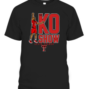 KEVIN OBANOR THE KO SHOW SHIRT Texas Tech Red Raiders BASKETBALL CAPT black front.jpg
