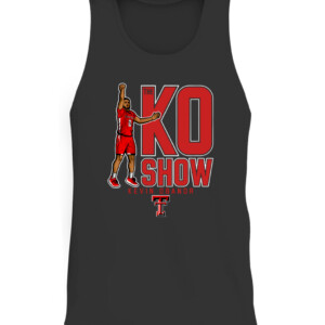 KEVIN OBANOR THE KO SHOW SHIRT Texas Tech Red Raiders BASKETBALL CATT black front.jpg