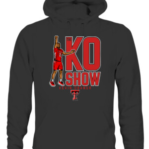 KEVIN OBANOR THE KO SHOW SHIRT Texas Tech Red Raiders BASKETBALL CAUH black front.jpg