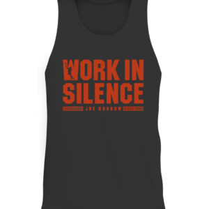 WORK IN SILENCE SHIRT JOE BURROW Cincinnati Bengals CATT black front.jpg