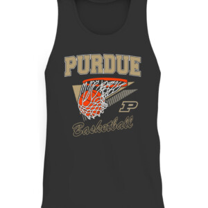 PURDUE BASKETBALL SHIRT Purdue Boilermakers Mackey Arena CATT black front.jpg