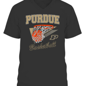 PURDUE BASKETBALL SHIRT Purdue Boilermakers Mackey Arena CAVN black front.jpg