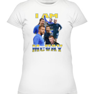 I AM SM SHIRT Sean Mcvay Los Angeles Rams 2022 Super Bowl LVI Champions CAWTS white front.jpg