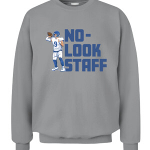 NO LOOK STAFF SHIRT MATTHEW STAFFORD Los Angeles Rams 2022 Super Bowl LVI Champions CACS sport grey front.jpg