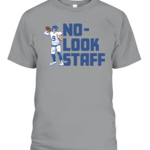NO LOOK STAFF SHIRT MATTHEW STAFFORD Los Angeles Rams 2022 Super Bowl LVI Champions CAPT sport grey front.jpg
