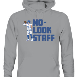 NO LOOK STAFF SHIRT MATTHEW STAFFORD Los Angeles Rams 2022 Super Bowl LVI Champions CAUH sport grey front.jpg